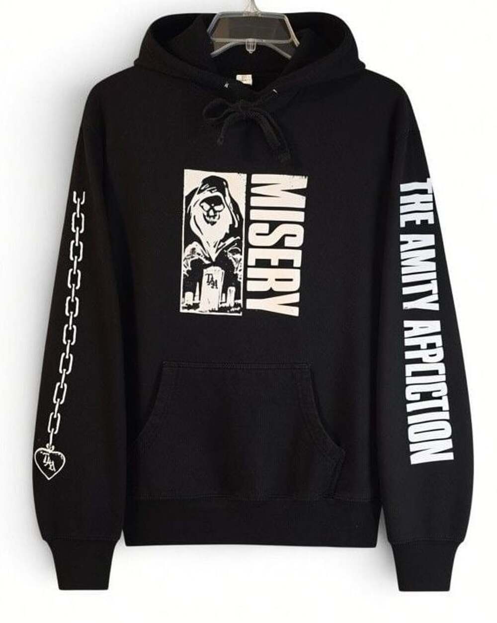The Amity Affliction Misery Black Pullover Hoodie Sz L